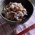 塩豚スープ炊き込みごはん１