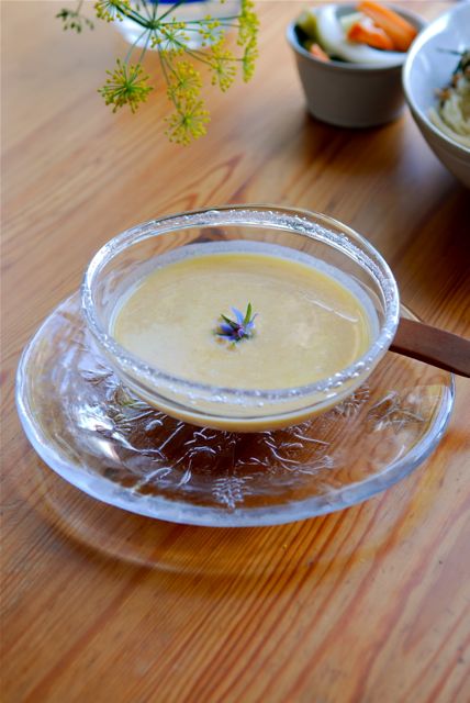 バターナッツ南瓜のヨーグルトスープ