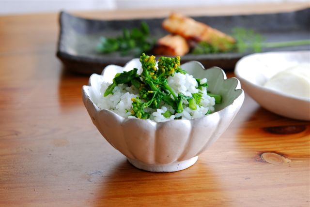 菜の花ご飯