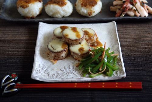 長芋のステーキチーズのせ