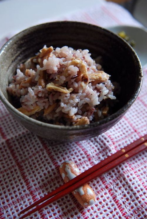 塩豚スープ炊き込みごはん１
