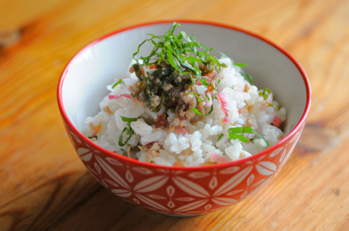 梅しそそぼろご飯